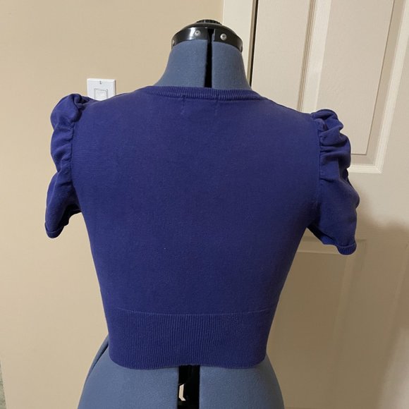 Short Sleeve Blue Top - Picture 2 of 4